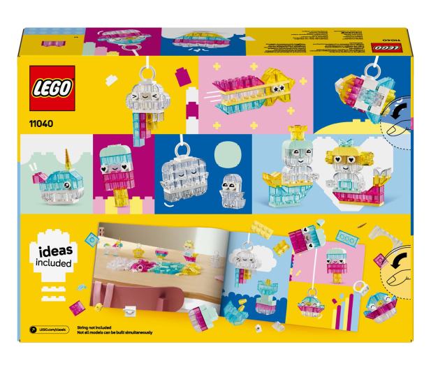 LEGO Classic 11040 Magiczny zestaw z przezroczystymi klockami - 1308181 - zdjęcie 6